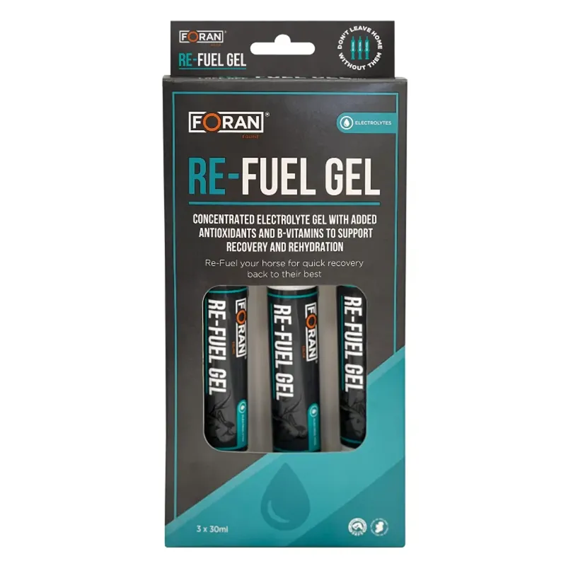 Foran Equine Re-Fuel Gel Triple Pack - 3x30ml